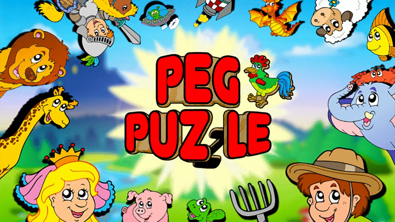 Peg Puzzle 1 Shape Puzzles for Kids Full App Gameplay Video YouTube