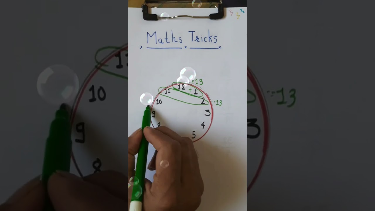 maths-trick-to-find-common-number-in-clock-mathematics-maths