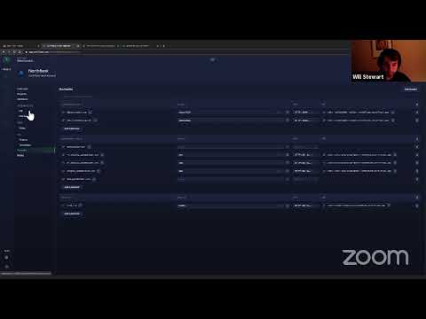 Will & Fred (Northflank) giving a demo to Sid Sijbrandij (GitLab)