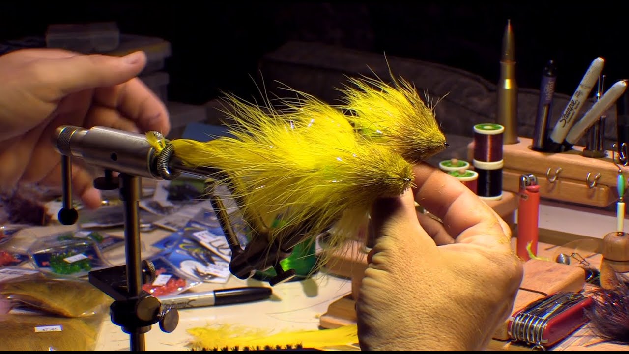 Fly Tying Deer Hair Head Flies for Brown Trout In The Spread