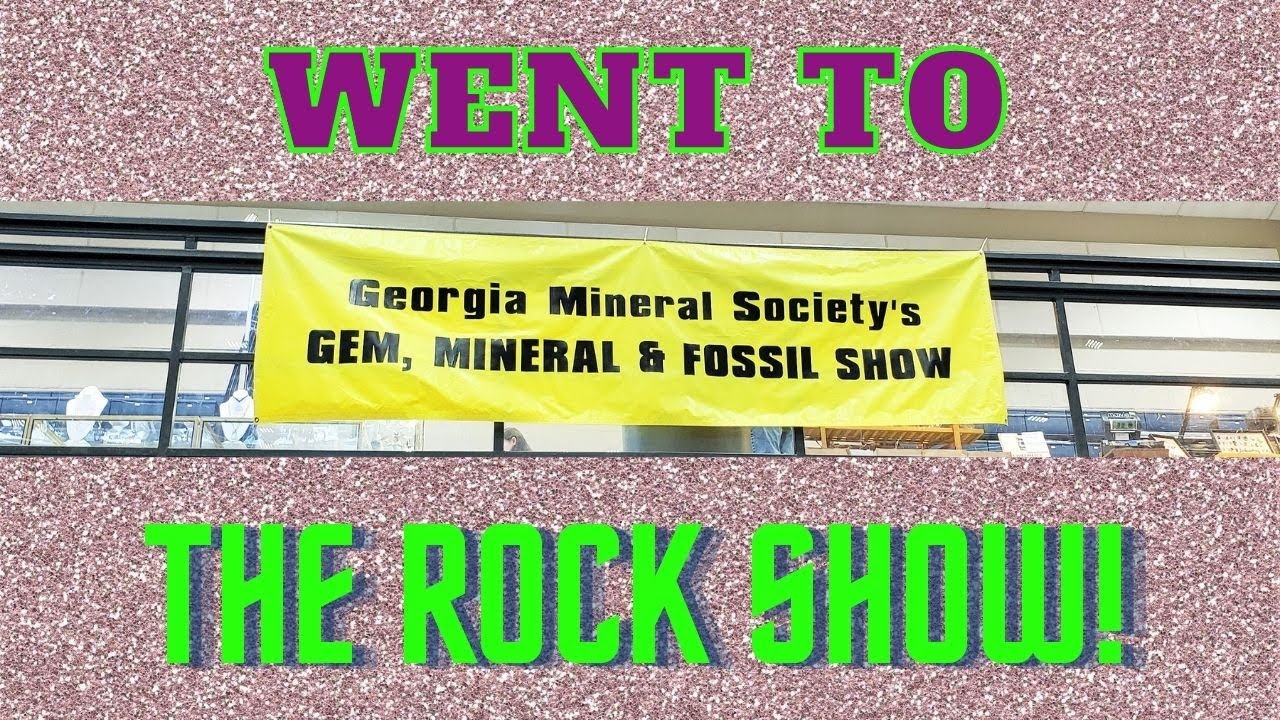 Georgia Mineral Society Gem Fossil Rock Show Sat. 5/7 Thrift With Me