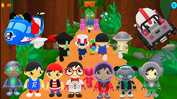 Tag with Ryan Unlocked All Characters Of Giant Ryan | Pizza Eat and Create Opening | U-PLAY