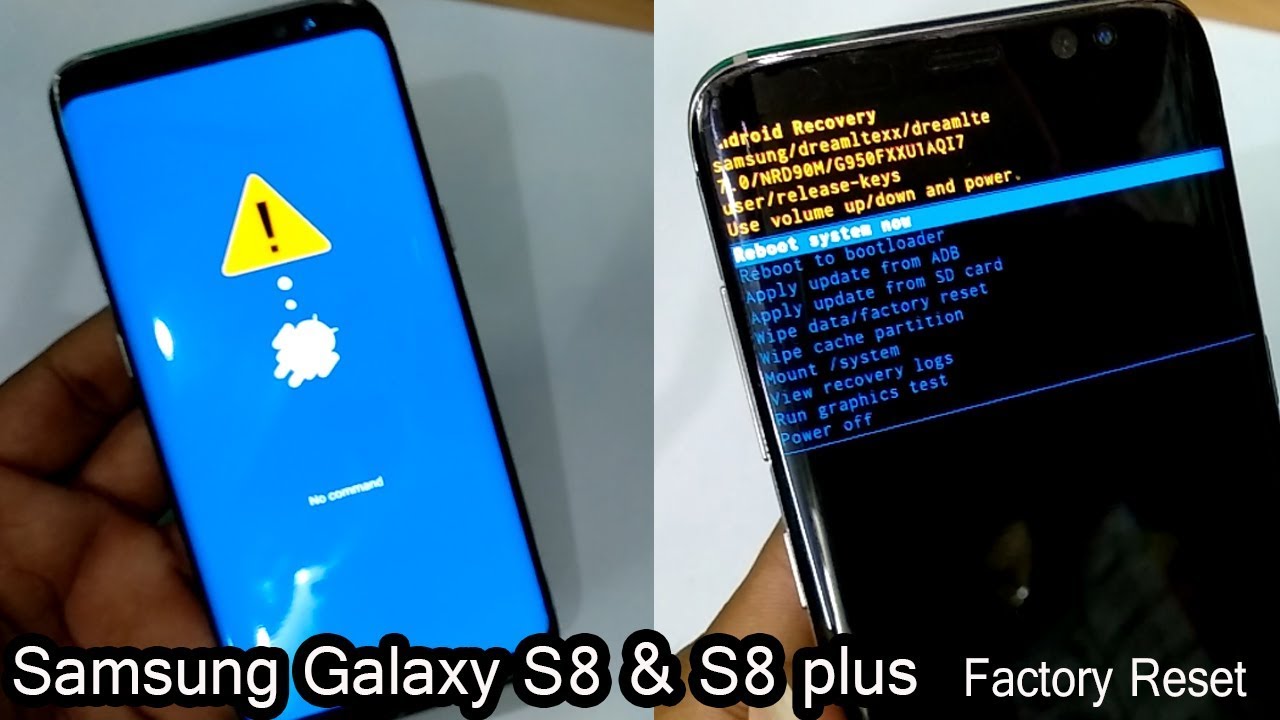 Полный Сброс Samsung Galaxy S8