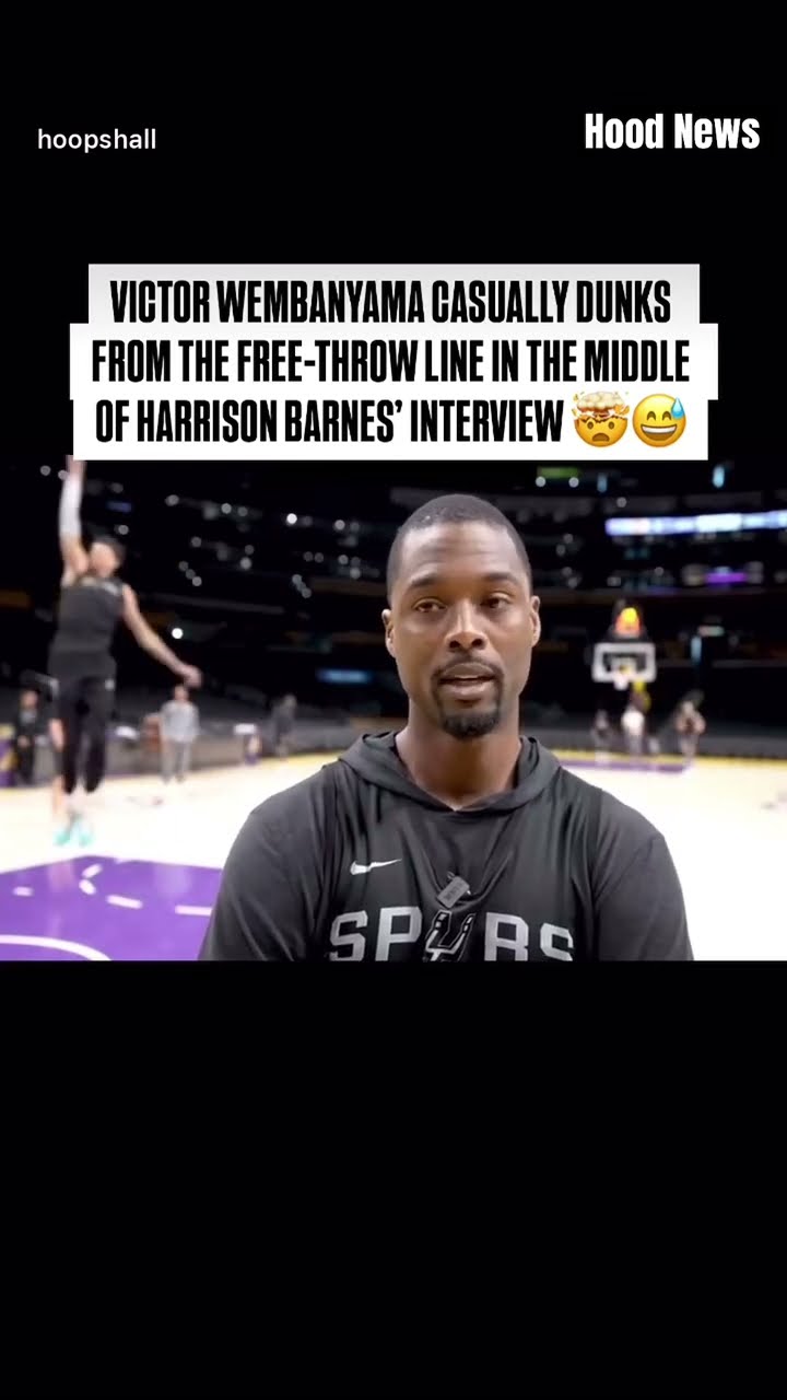He casually did this #hoodnews #wemby #NBA #basketball #sports #viralvideo #omg #how #wow #bball #us
