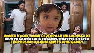 Bikin Gemes! Anak Ini Laporan Ke Ibunya Gegara Ayahnya Senyumin Teteh-Teteh, Auto Jadi Intel