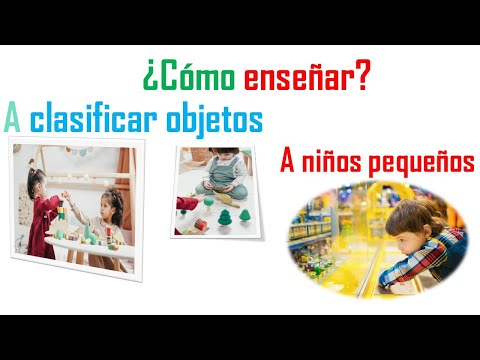 Cómo enseñar a clasificar objetos a niños pequeños –Ejemplos para padres, cuidadores y profesores