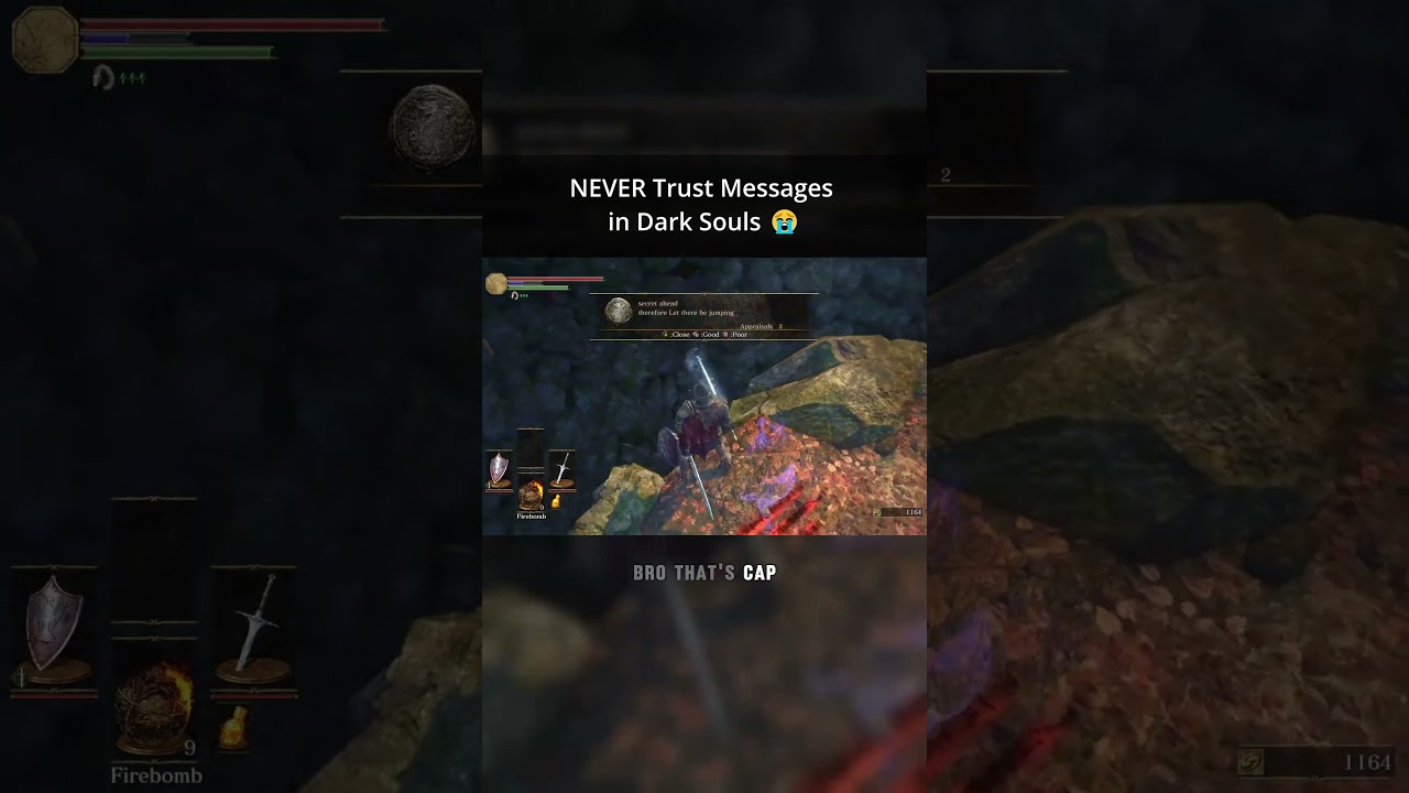 NEVER Trust Messages In Dark Souls 3