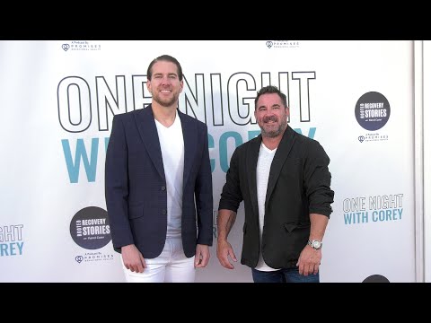 Patrick Custer and Darren Hobbs "One Night with Corey" Comedy Show Red Carpet Event