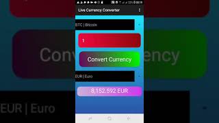 Live Currency Converter android app