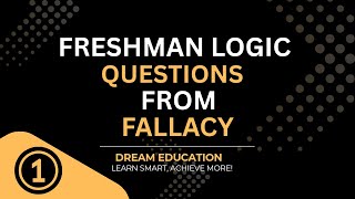 🔴 Logic & Critical Thinking | Fallacy Questions