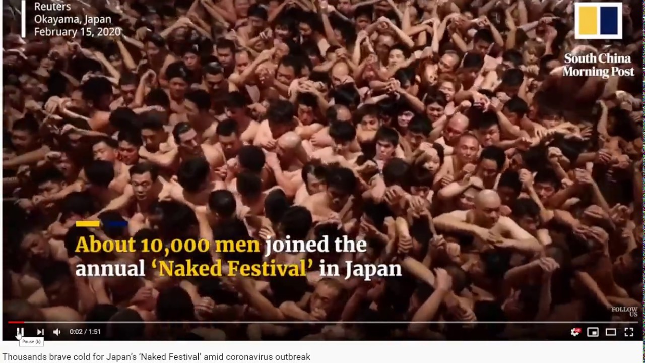 Inside Japan's annual 'Naked Festival' - YouTube