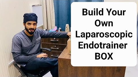 How to make your own Cheap Endotrainer BOX with Routine Useable items in your hospital | DIY project