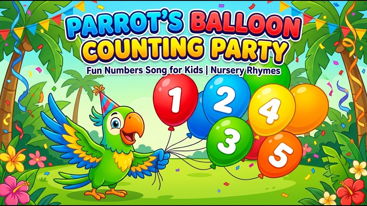 El Loro que Contaba Globos | Mejores Rimas Infantiles y Canciones para ...