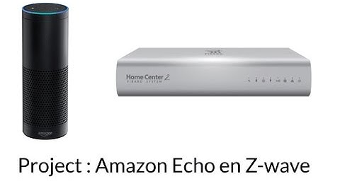 Amazon Echo with Z-wave controller