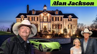 The Lifestyle of Alan Jackson ★ Huge Net Worth, Wives, 3 Children, Age 66, Houses, Car Collection