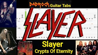 Crypts Of Eternity - Slayer - Guitar + Bass TABS Lesson