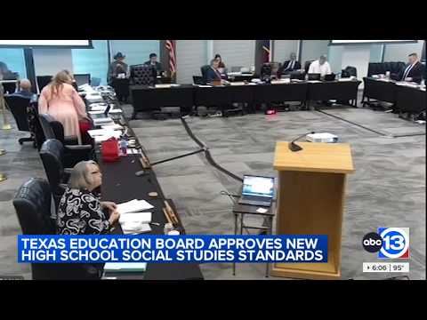 Texas education board approves controversial new social studies curriculum for public high schools