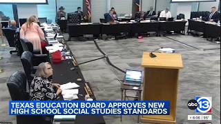 Texas education board approves controversial new social studies curriculum for public high schools
