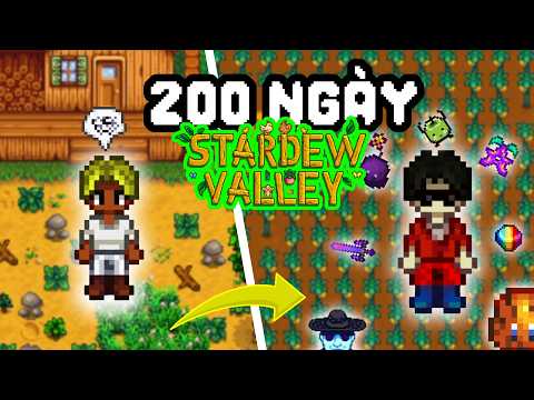 200 Ngày Chinh Phục 100% Hoàn Hảo Stardew Valley ( 100% perfection )