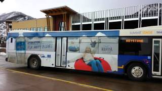 Aquafina Bus Wrap on Summit Stage