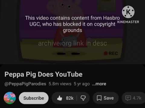 Peppa Pig Does YouTube - REUPLOAD