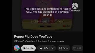 Peppa Pig Does Youtube - Reupload
