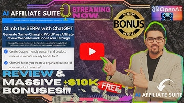 Ai Affiliate Suite Review⚡💻📲Create Insane WordPress Affiliate Review Websites📲💻⚡FREE +350 Bonuses💲💰💸