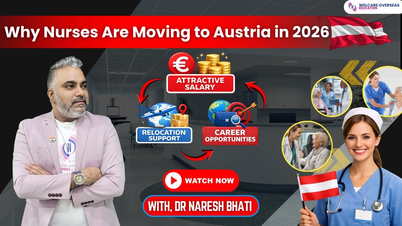 Nursing Jobs In Austria With Visa Support For Indian Nurses | Austria Nursing Jobs With Visa Support