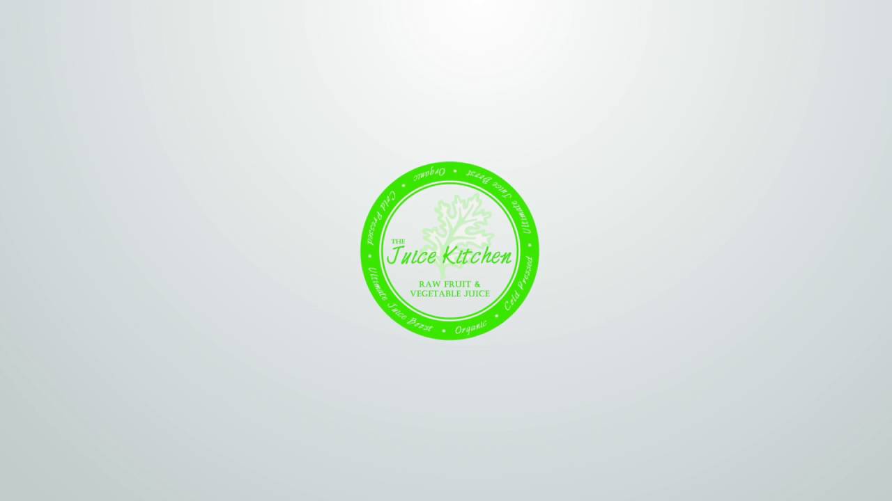 The Juice Kitchen Logo Animation
