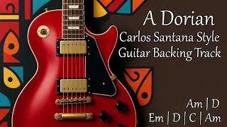 Download Lagu A Dorian Guitar Backing Track | Carlos Santana Style Latin Rock Jam | 120 BPM MP3