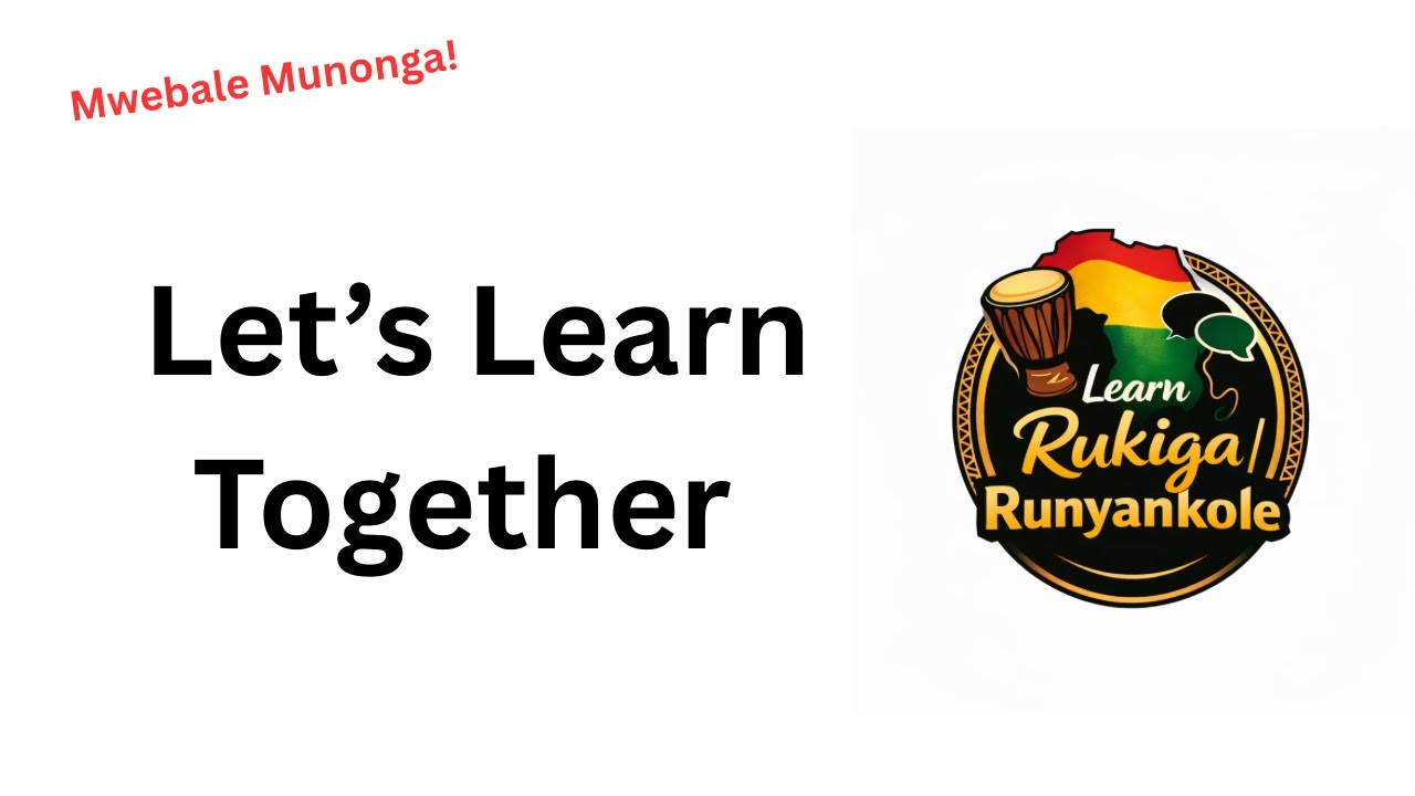 Rukiga Language for Beginners | Start Speaking Today!” - YouTube