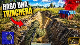 Hice mi PRIMERA TRINCHERA en PUBG en el MAPA DE ERANGEL! 😨 PENSE QUE NO SERVIA ESTO!