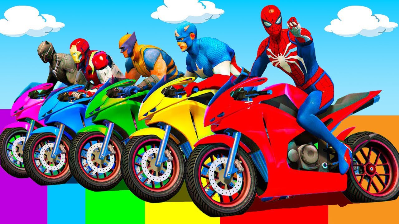 الرجل العنكبوت انقاذ باتمان Spider-Man Rescue batman vs iron man vs venom funny Game GTA 5 superhero