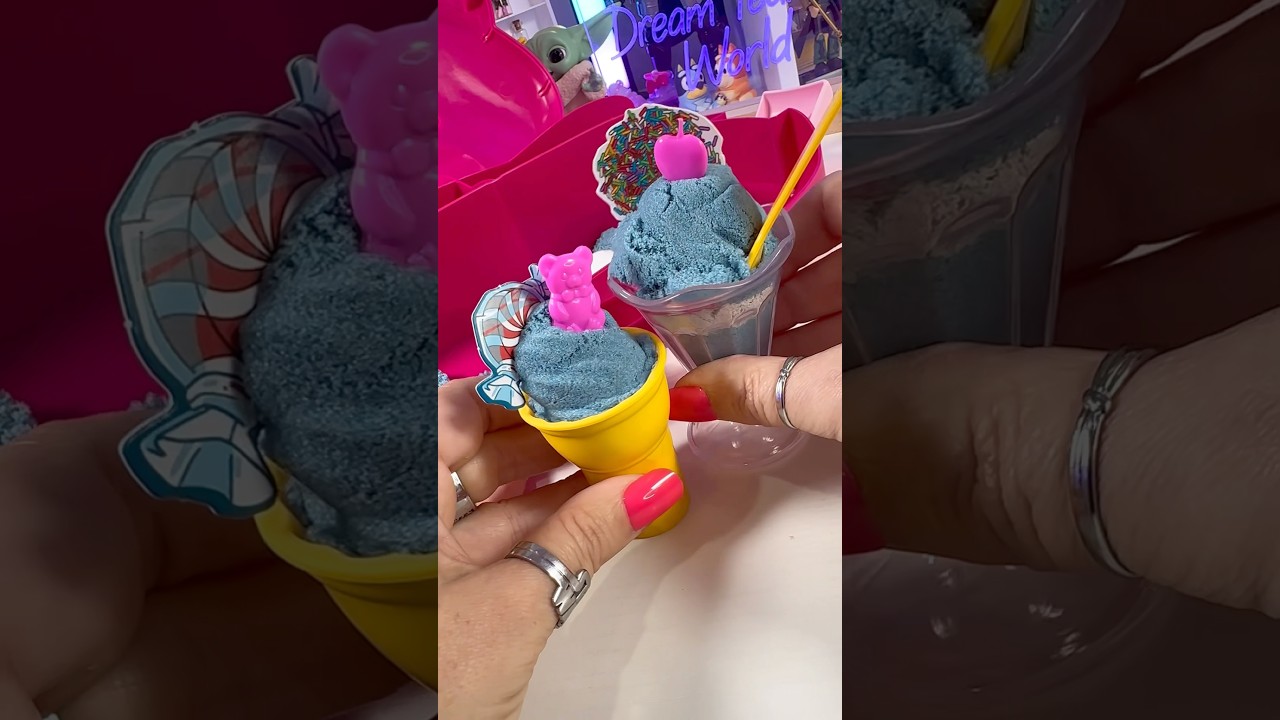 Kinetic Sand Scents Ice Cream 🍦 Station 