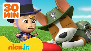 PAW Patrol Pups Have Weird Dreams! w\/ Baby Humdinger \& Tracker | 30 Minute Compilation | Nick Jr.