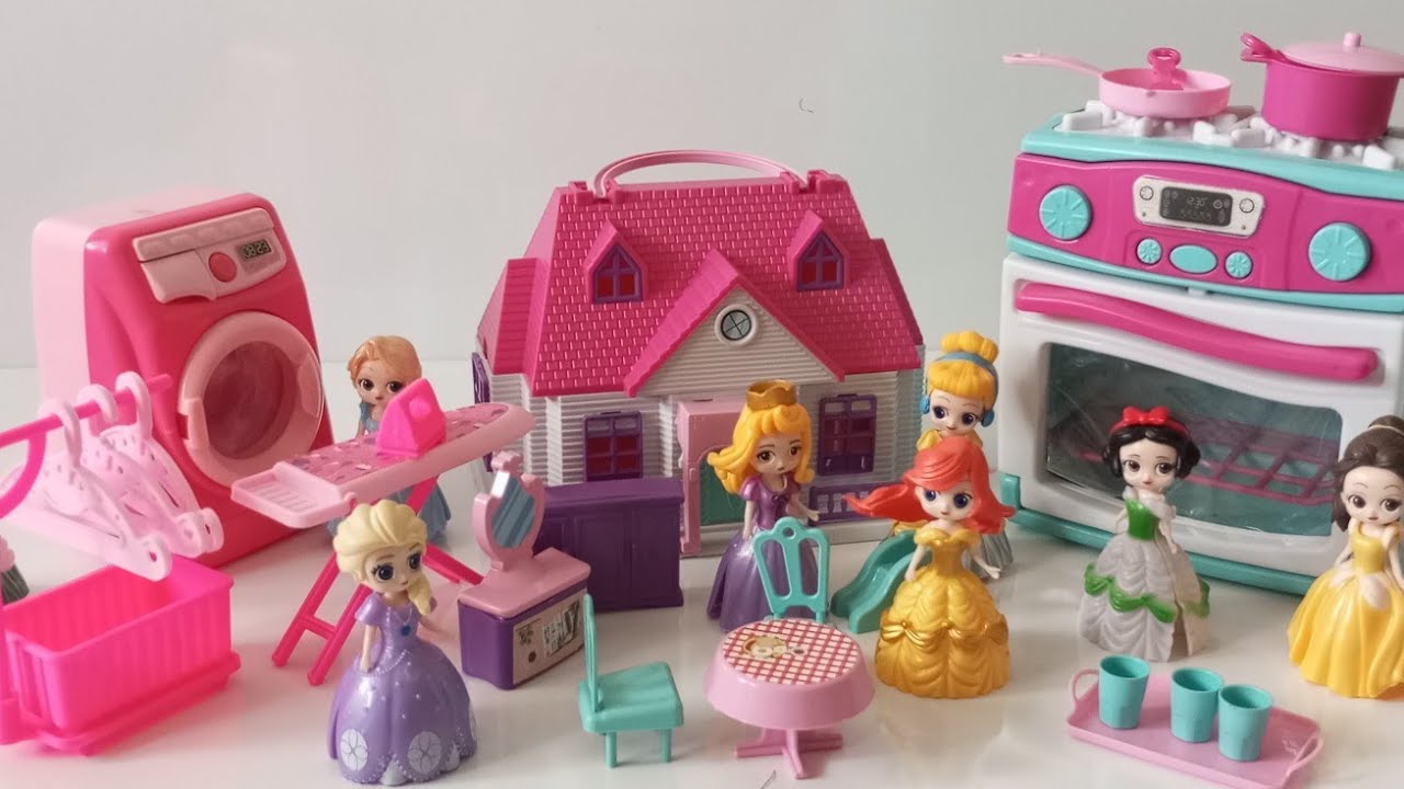 Which Disney Princess Are You ~Doll Review Collection DIY Miniature Ideas for Barbie DIY ASMR Video