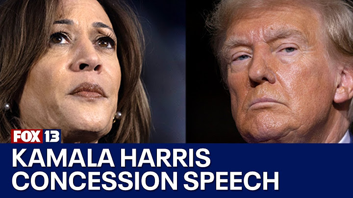 Kamala Harris' full concession speech after Donald Trump wins presidency