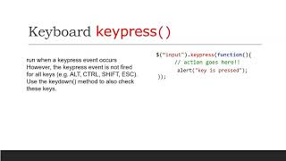 Module 5.3 Jquery Keyboard Events || My Soft Corporation || Urdu/Hindi #Jquery #JqueryKeyboardEvents screenshot 5