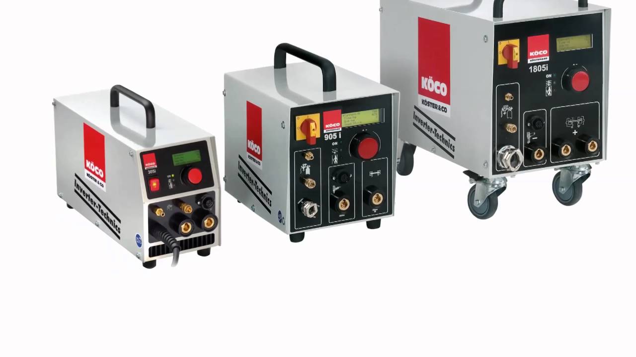 koco Inverter stud welding machines - YouTube