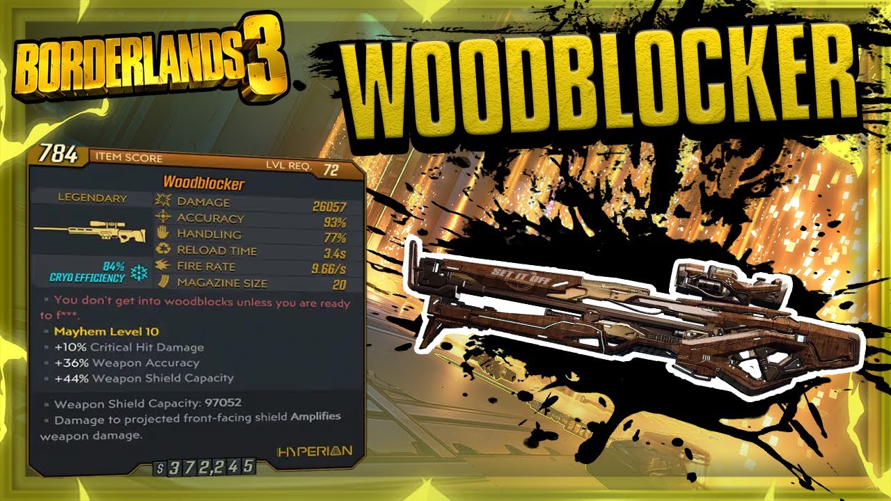 BORDERLANDS 3 | *Woodblocker* Legendary Farming Guide