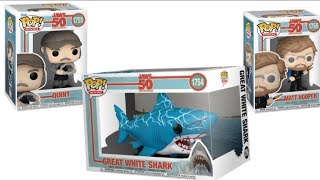 All new Funko pop movies: SHARK, QUINT AND MATT - JAWS: 50TH ANNIVERSARY POP!