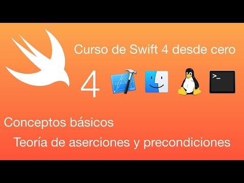 Curso Swift 4: Teori´a de aserciones y precondiciones [Leer descripción]