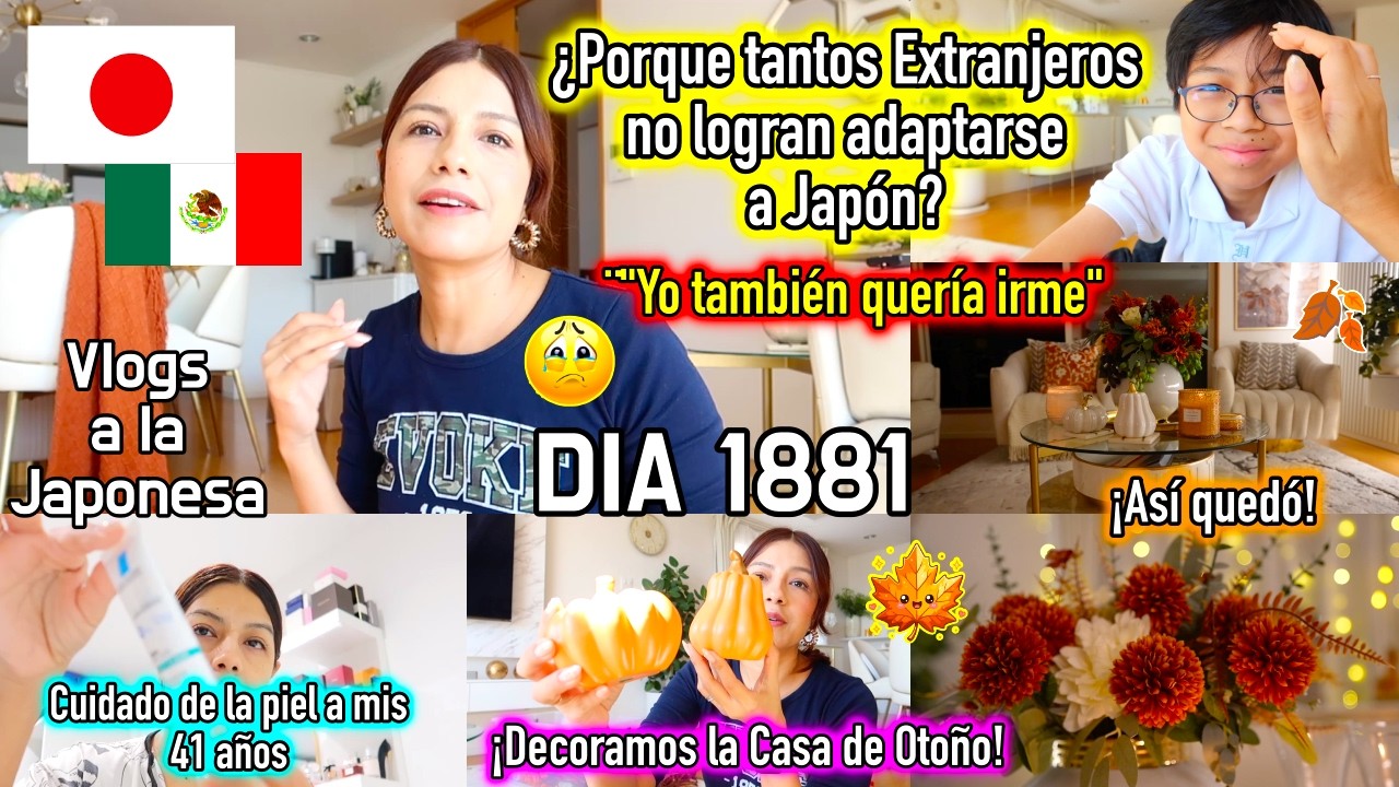 No logran ADAPTARSE AL PAIS 🇯🇵 😢 + Llegó el Otoño y DECORAMOS EL HOGAR 🍂 - Ruthi San ♡ 30-09-26