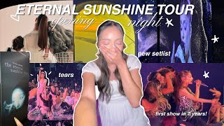 opening night of the eternal sunshine tour | pack & prep, traveling, show day ☀️🧸
