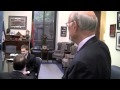 Senator Pat Roberts Gives Tour of His Office