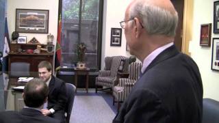 Senator Pat Roberts Gives Tour of His Office