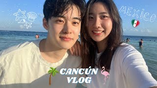 KoreanJapanese Couple's First Cancun  vlog | What's in My Bag  | Visiting Local Restaurant