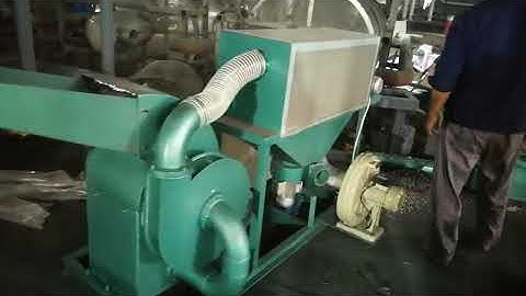 EPS Crusherand de-dust recycling machine