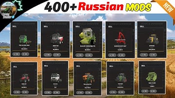 Farming simulator 20 ‼️ 400 + Russian Mods🔥🔥