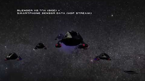 LIVE INTERACTIVE 3D: Smartphone Sensors + Blender BGE + Python